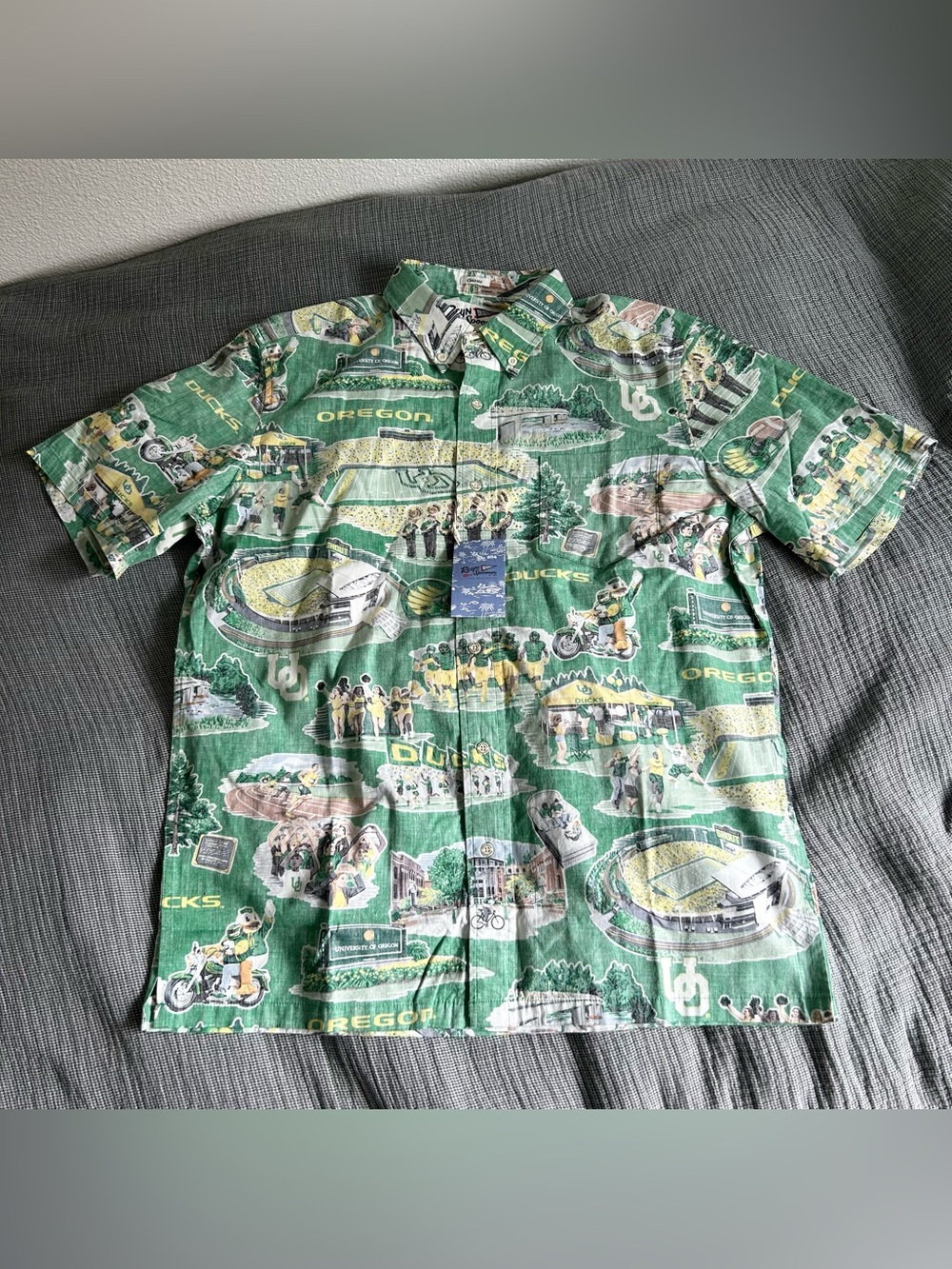 NWT Reyn Spooner University of Oregon Button Down